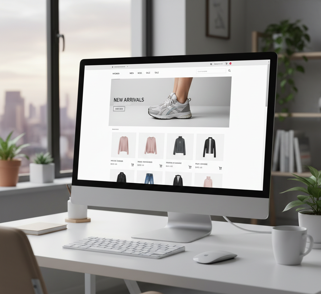 Home ecommerce website portfolio